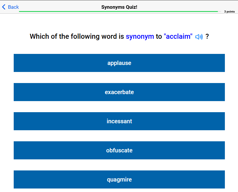 Smarter Quizzing & Recall